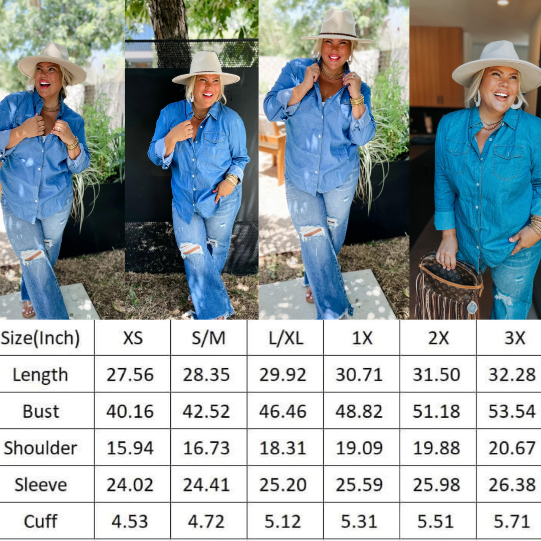 Dakota Denim Top Pre-Order