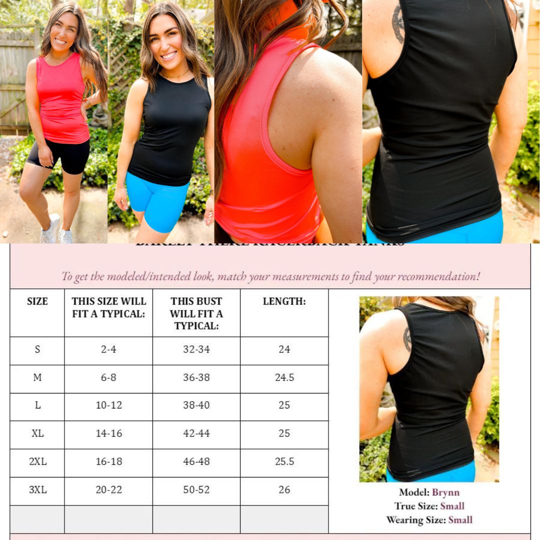 Racerback Barely There Tank Pre-Order