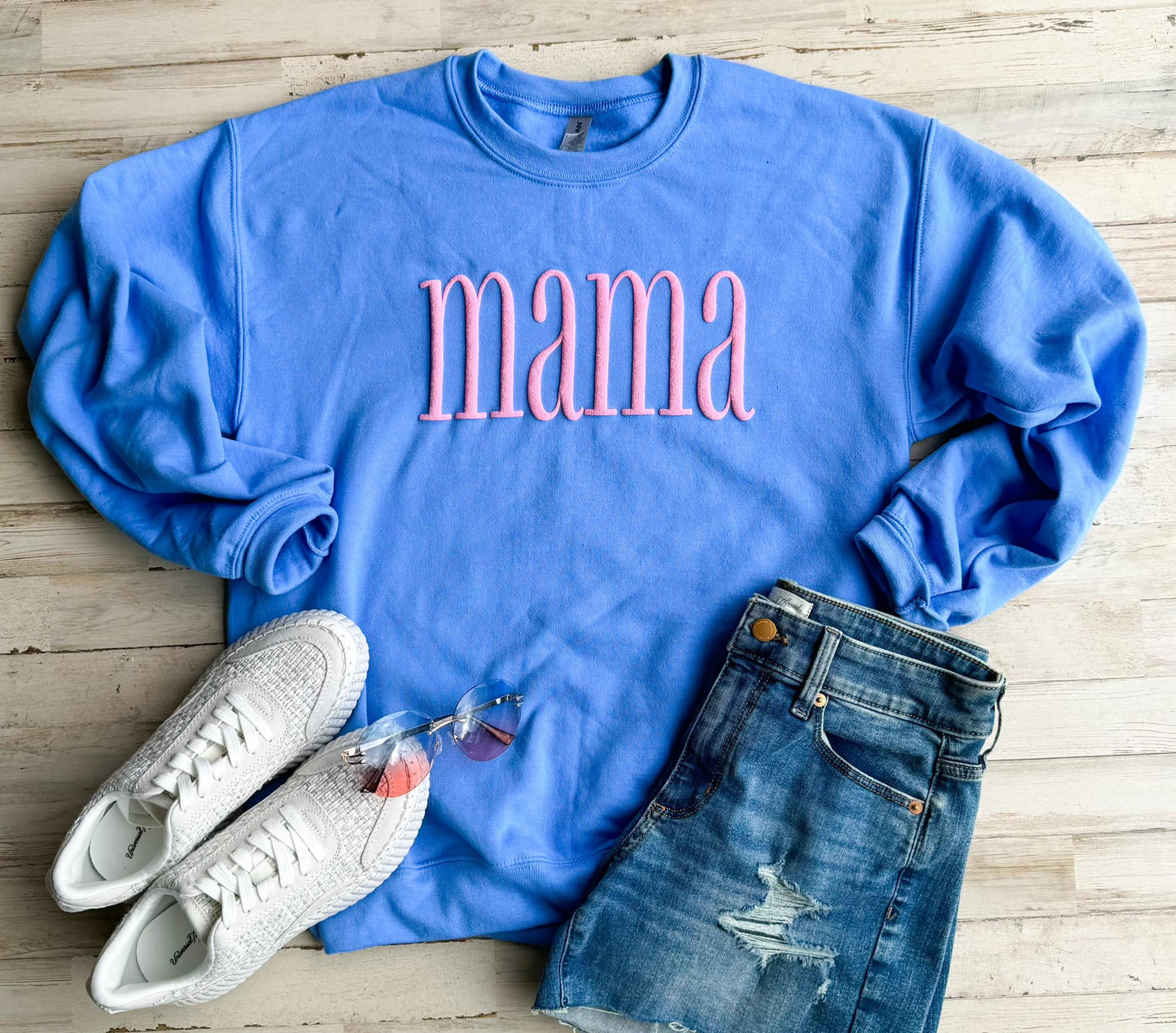 Pink & Blue Mama Sweatshirt/Tee Pre-Order