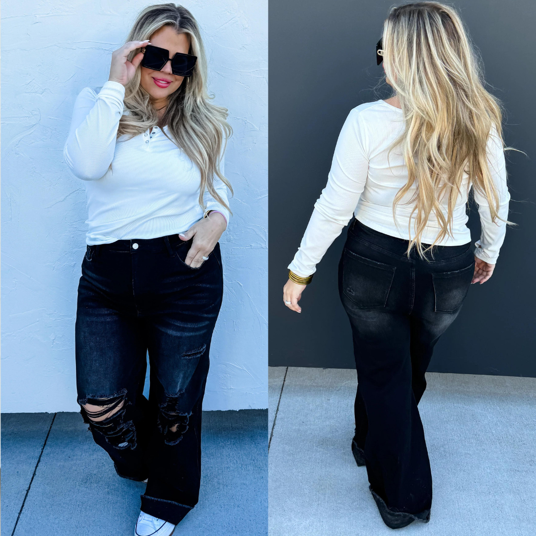 Blakeley Black Distressed Jeans