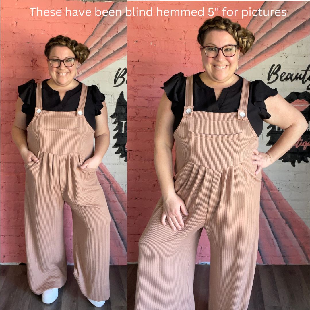 Latte Carley Boho Overalls