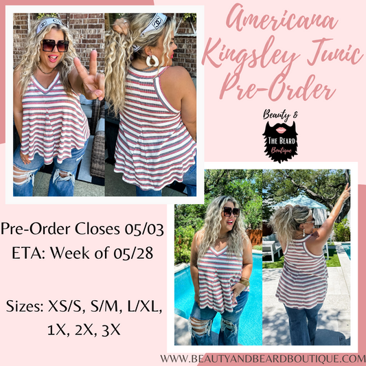 Americana Kingsley Tunic Pre-Order