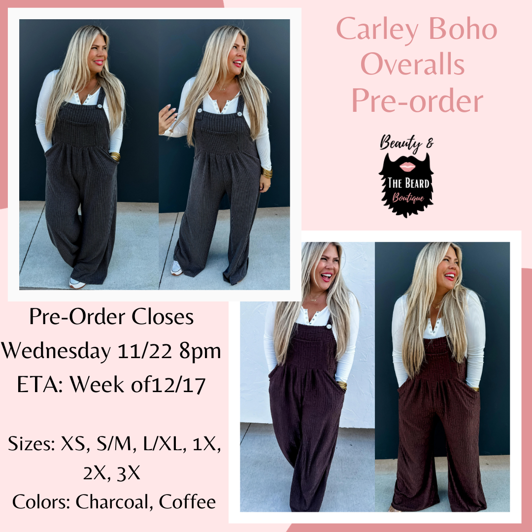 Carley Boho Overalls Pre-Order