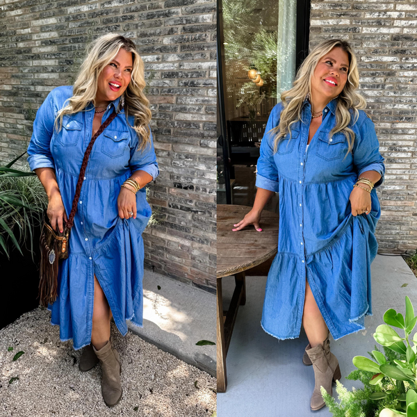 Jessie Denim Dress Pre-Order