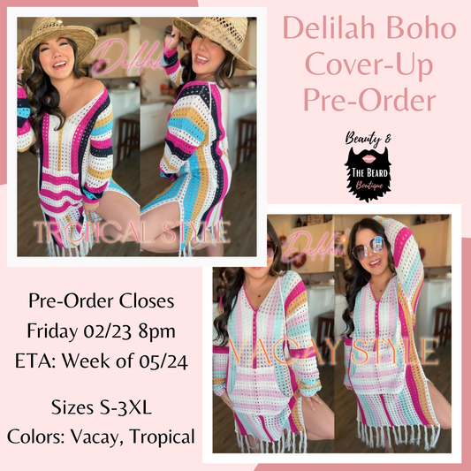 Delilah Boho Cover-Up Pre-Order