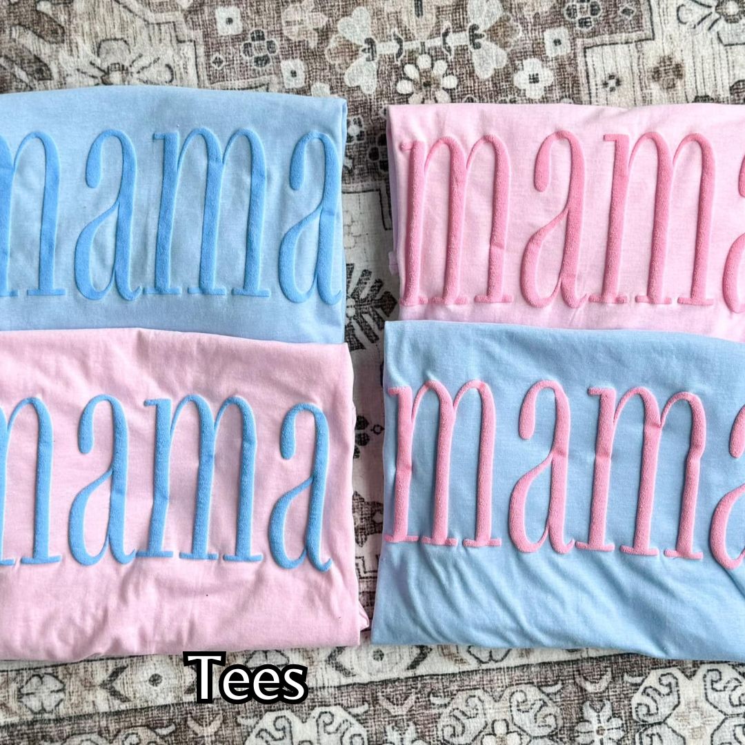 Pink & Blue Mama Sweatshirt/Tee Pre-Order