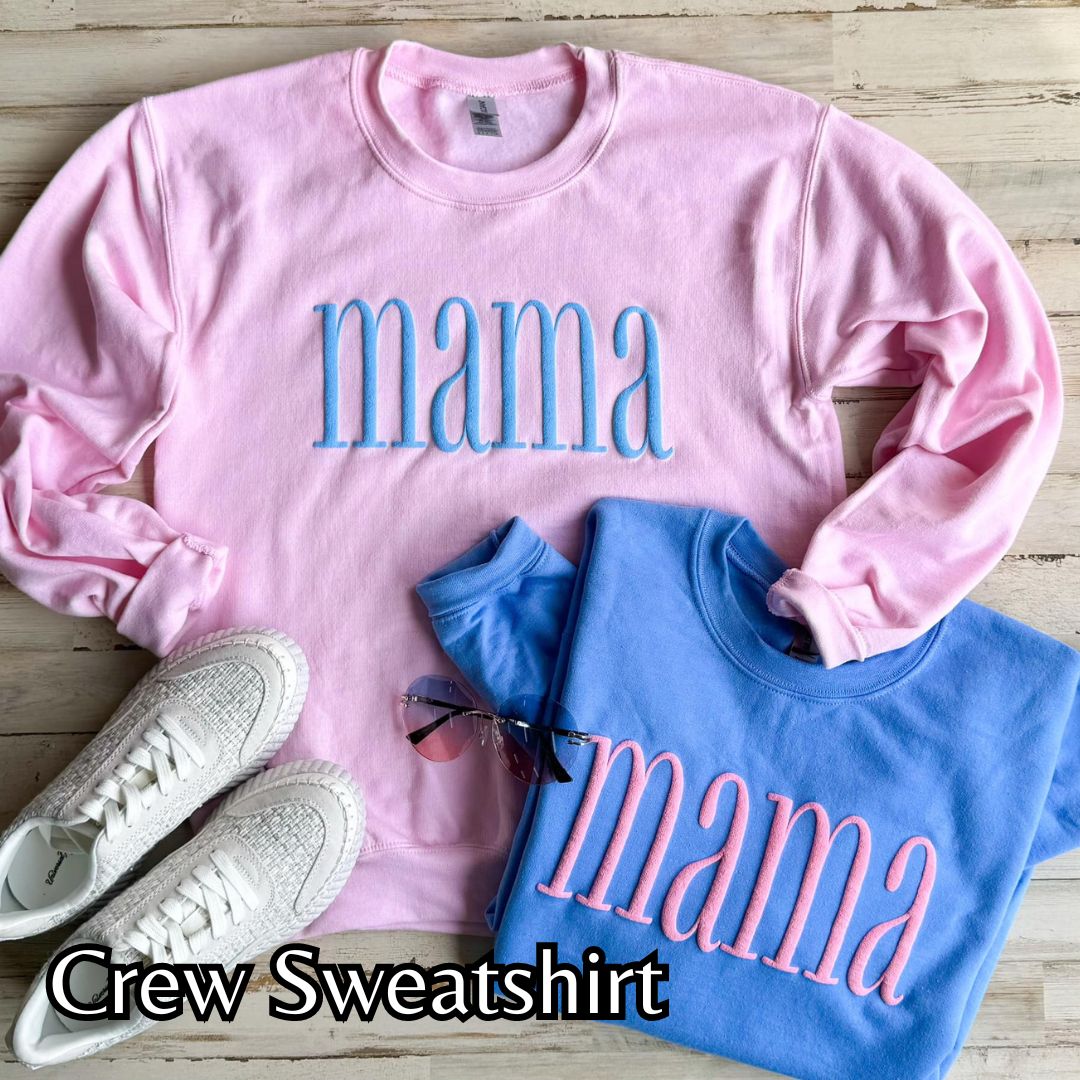 Pink & Blue Mama Sweatshirt/Tee Pre-Order