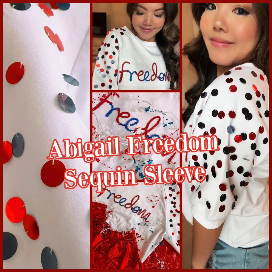 Abigail Freedom Sequin Sleeve Pre-Order