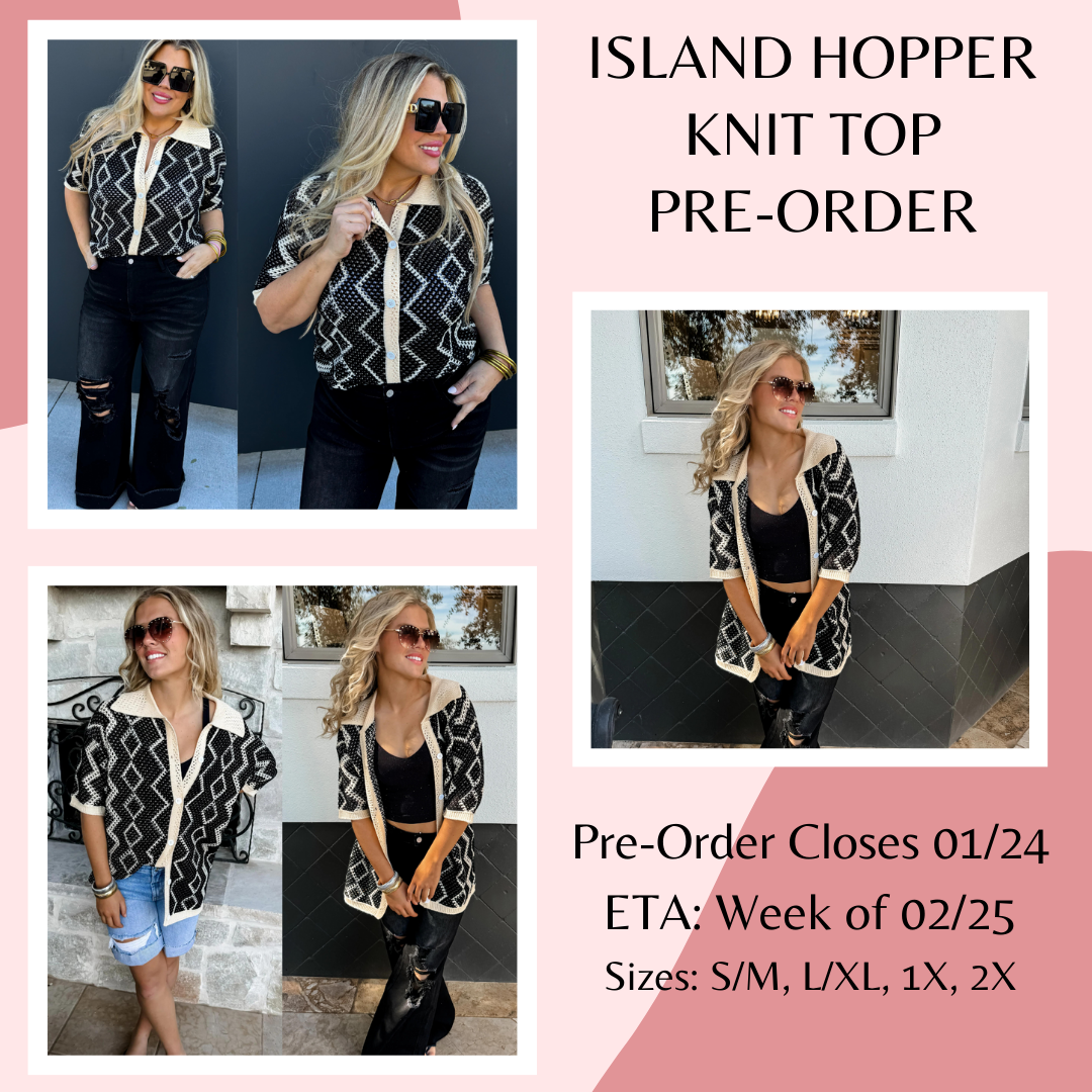 Island Hopper Knit Top