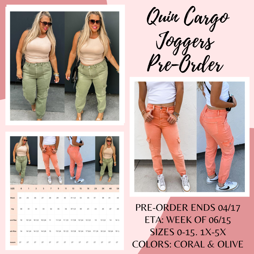 Quin Cargo Pants Pre-Order