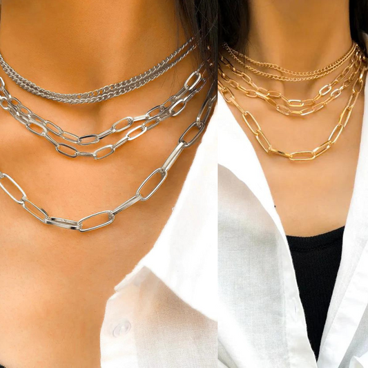 Chain Necklace Stack