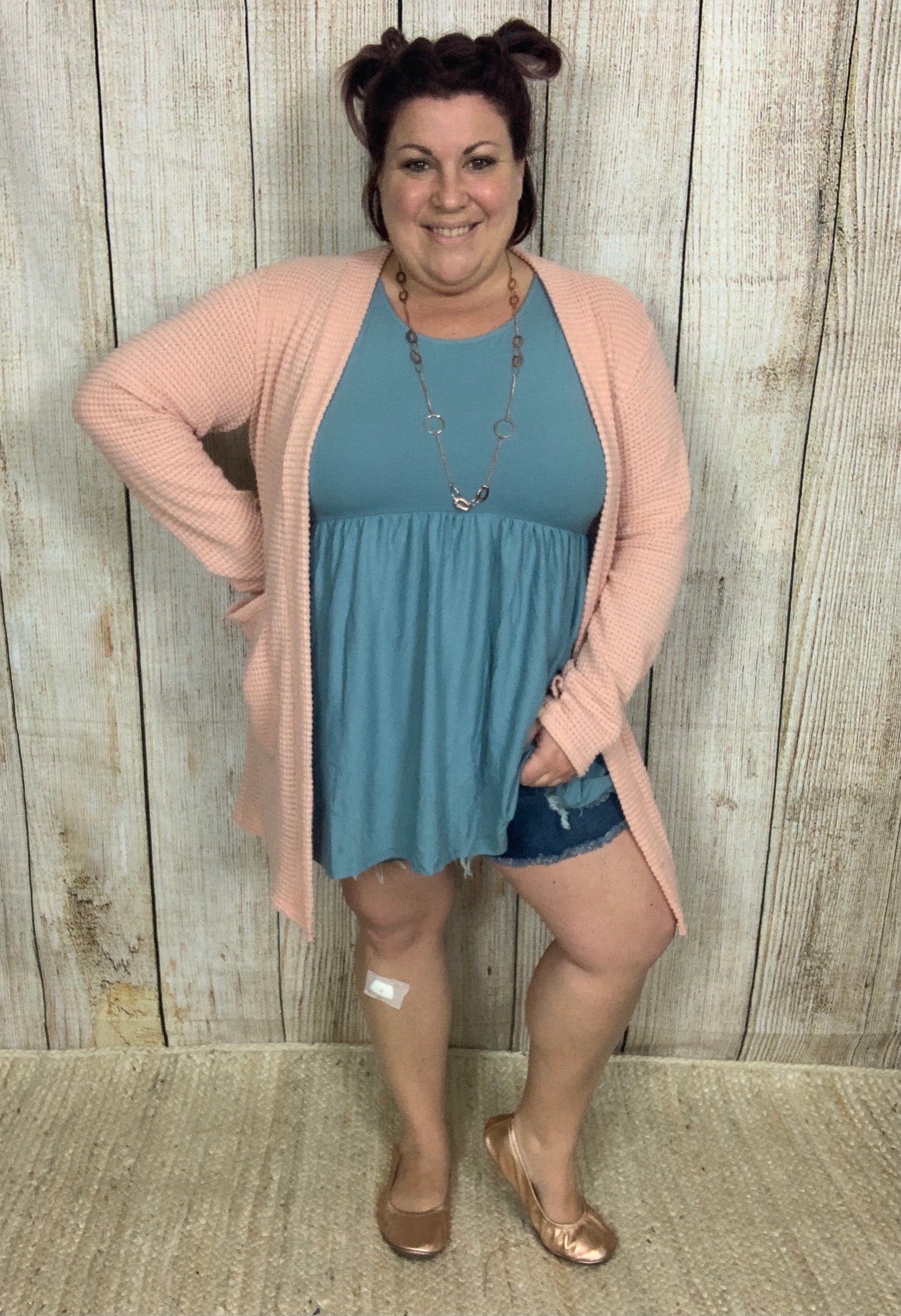 Sleeveless Baby Doll Tunic