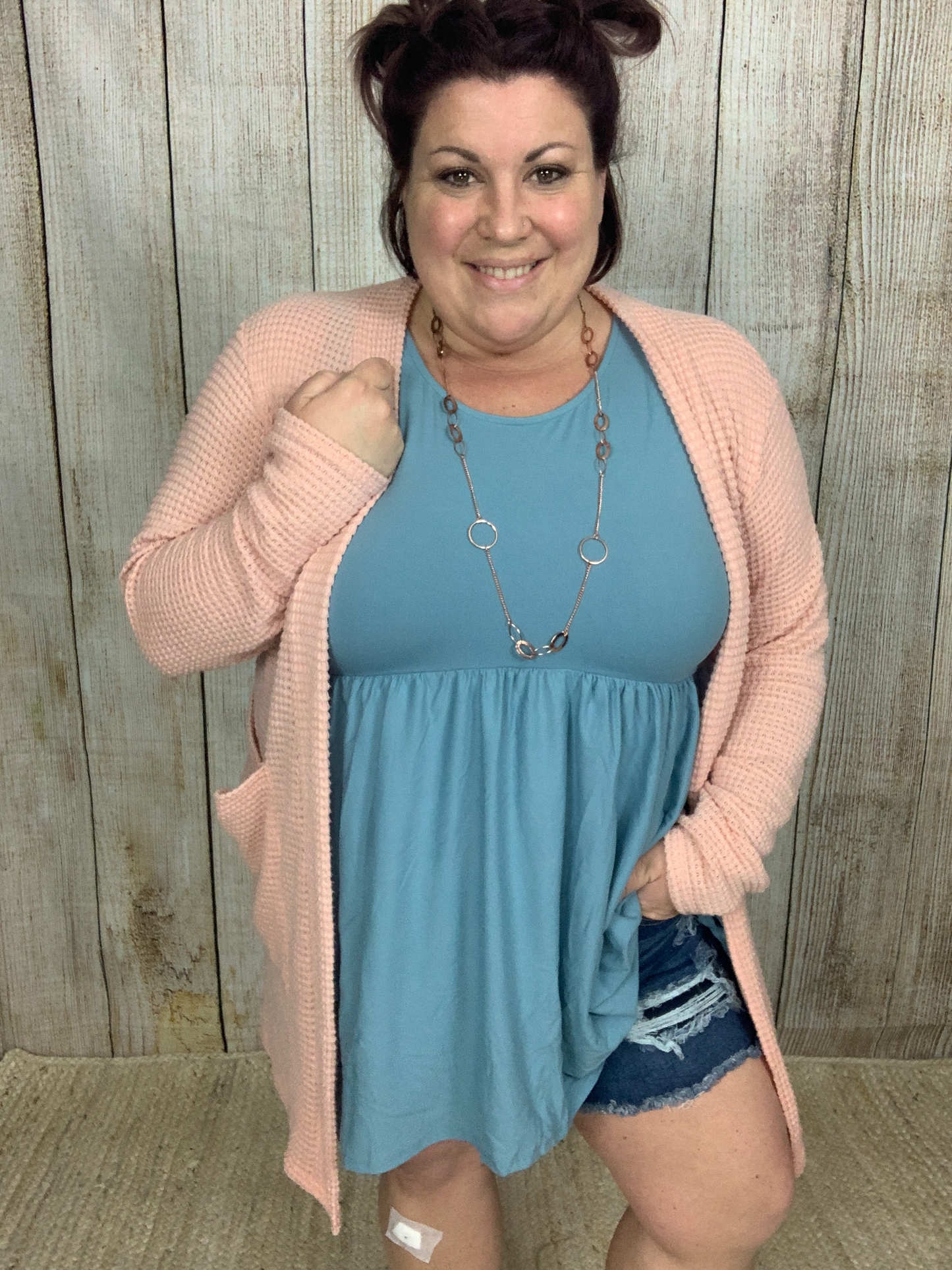 Sleeveless Baby Doll Tunic