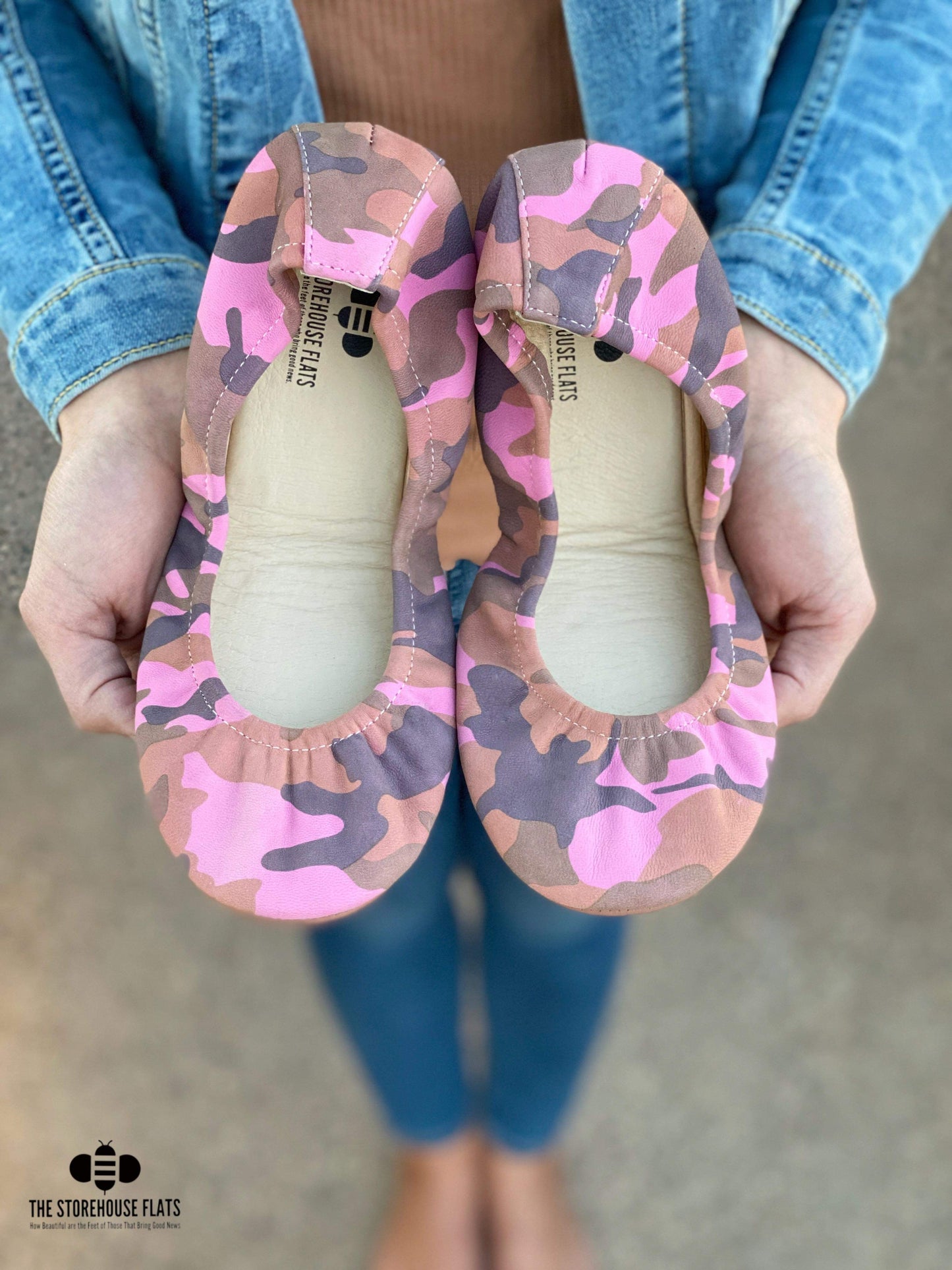 Bubblegum Camo Storehouse Flats