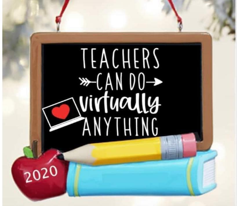 2020 Virtual Teacher Christmas Ornament