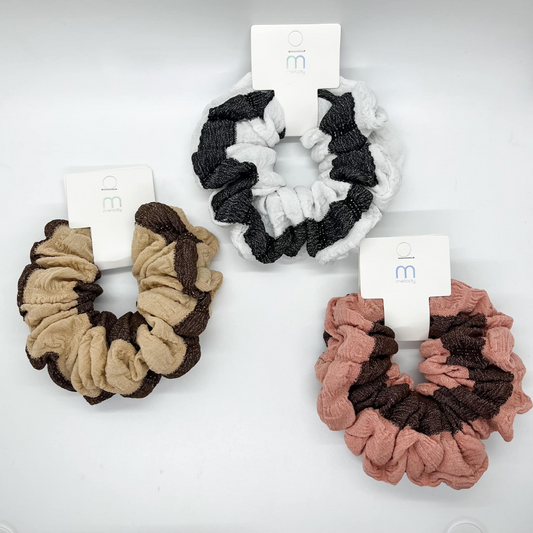 Two Toned Scrunchies