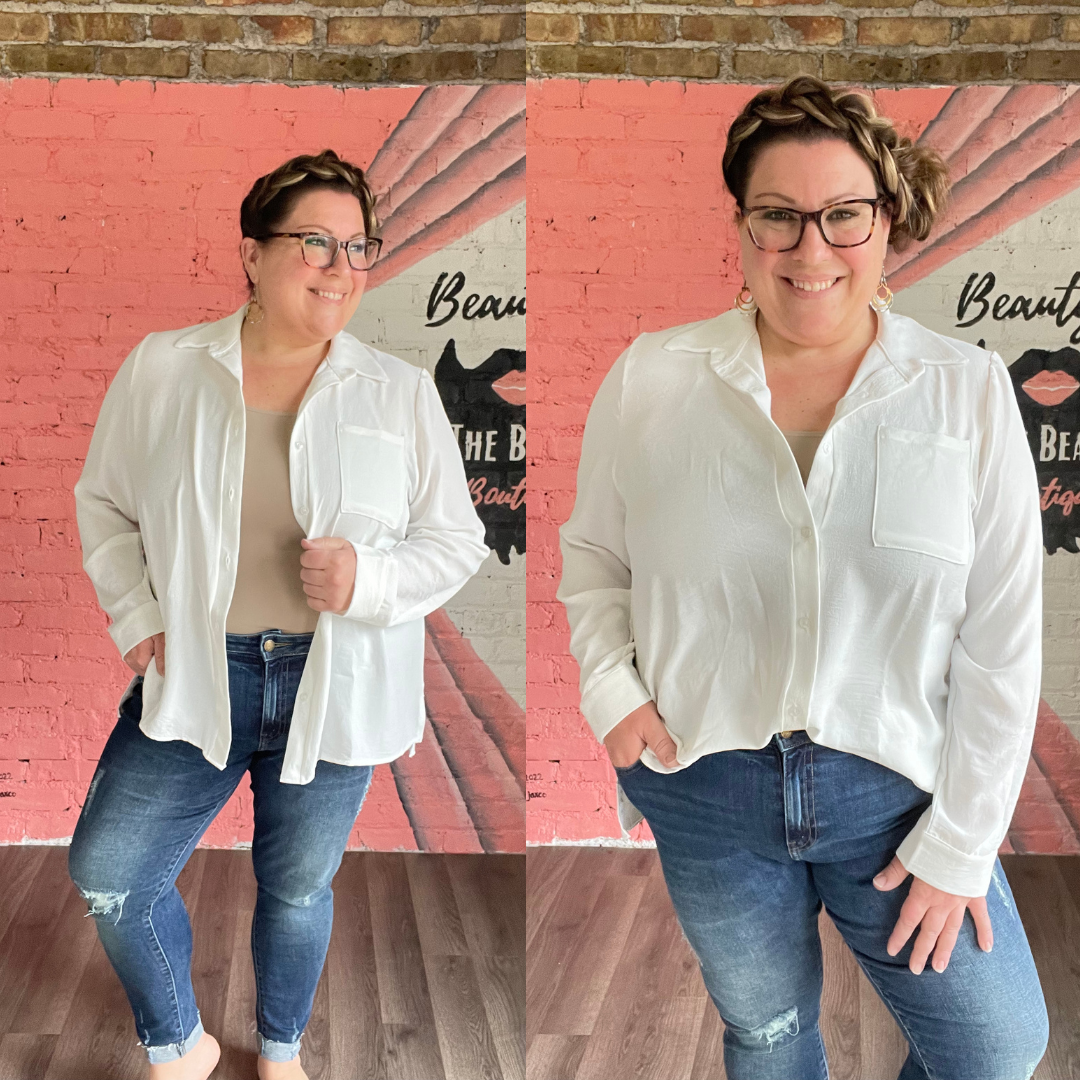 Your Best Day Button Down Tunic