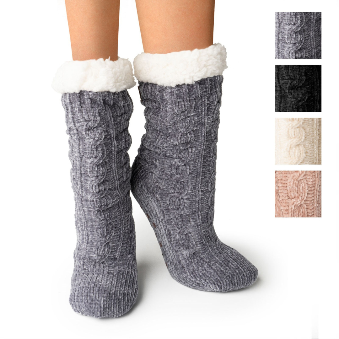 Britts Knits Beyond Soft Chenille Book Socks Assortment