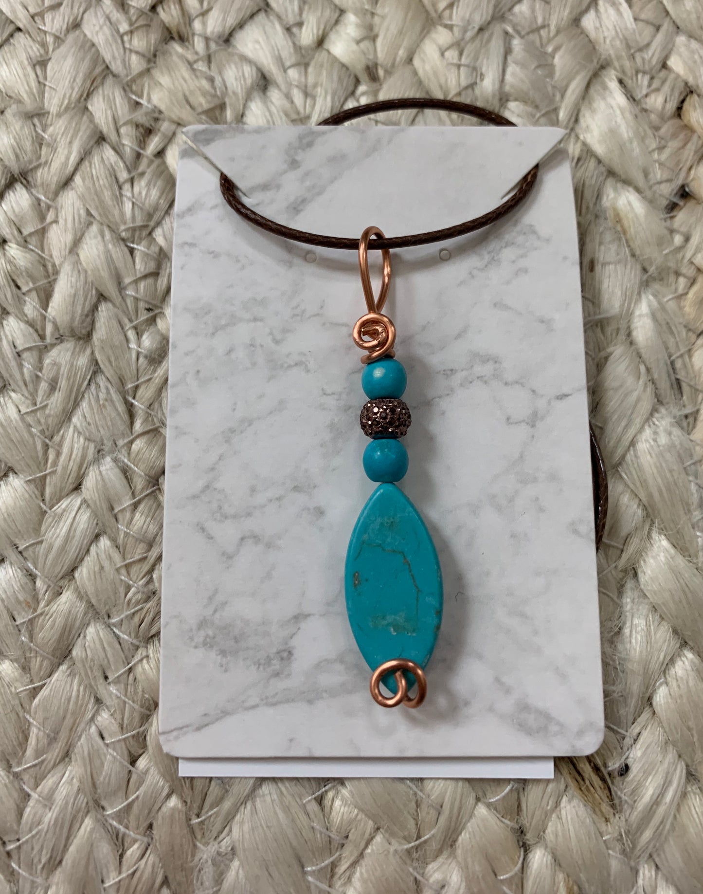 Flat Turquoise Magnesite